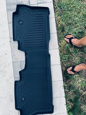 All-Weather Black front/rear set mats for Honda Passport 2023.